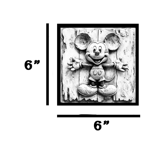 Old School Mickey Mouse Engraved Tile